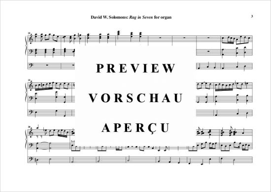 Product gallery: Page 4 of 7 Rag in Seven , , (Orgel Solo)