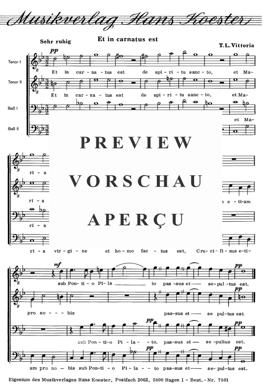 Et in carnatus est 