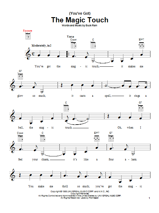 Product gallery: Page 1 of 1 (You've Got) The Magic Touch, The Platters