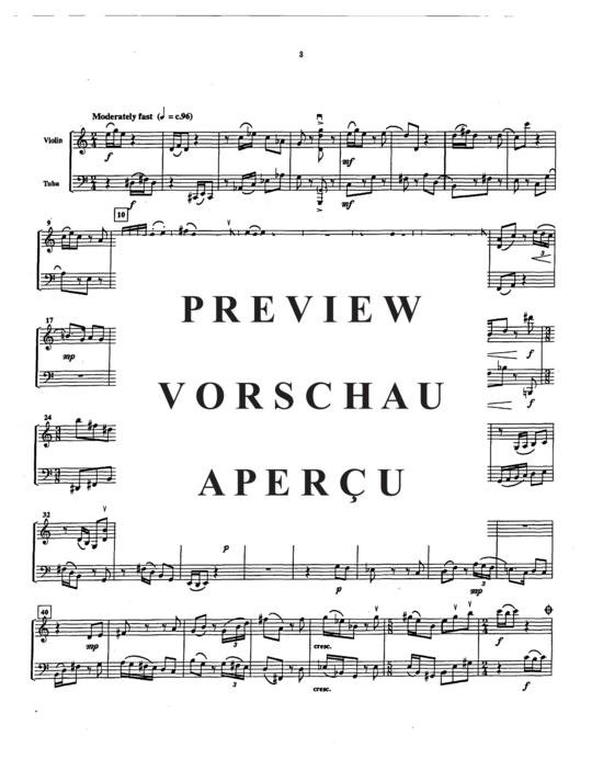 Produktgalerie: Seite 5 von 10 Air and Dance , , (Violine + Tuba)