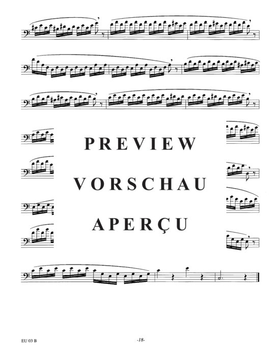 Product gallery: Page 21 of 21 Etudes for Euphonium, Vol. 3 , , (Euphonium Solo)