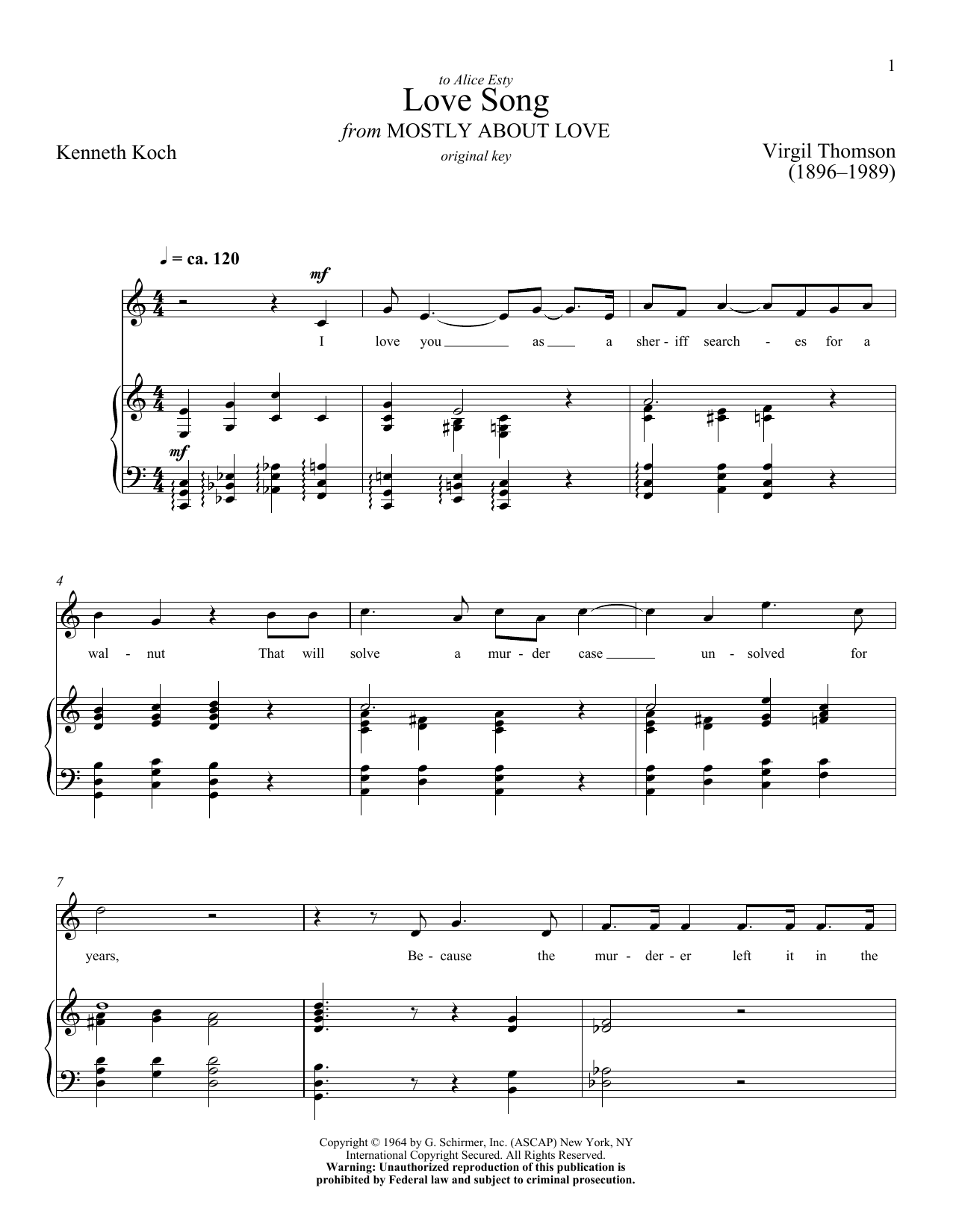 Produktbild zu: Love Song