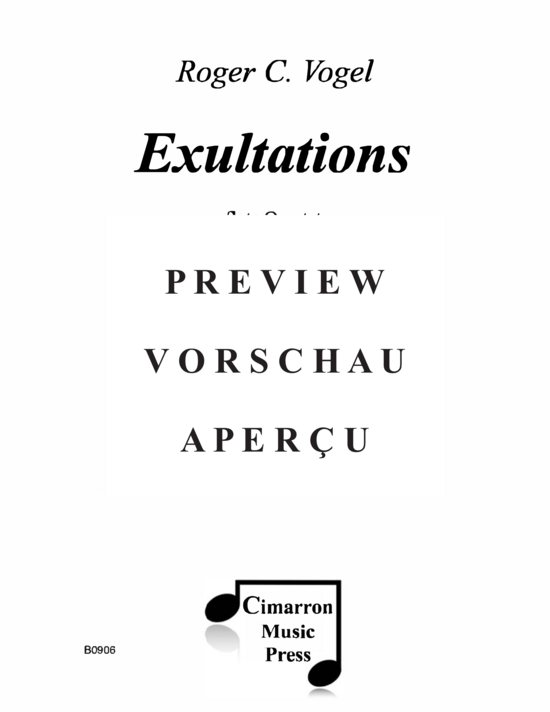 gallery: Exultations (Flöte/Pikkolo, 2 Flöten und Altflöte) , , )