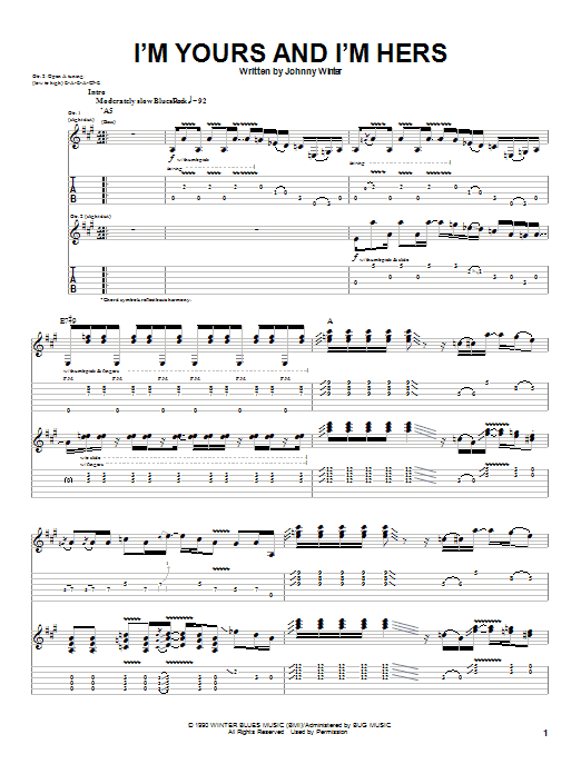 Product gallery: Page 1 of 1 I'm Yours and I'm Hers, Johnny Winter