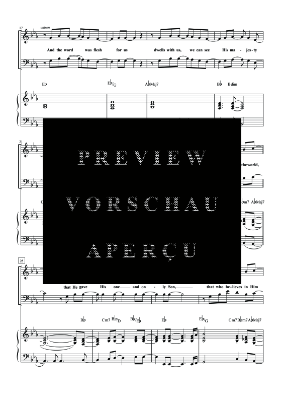 gallery: Lamb Of God, , Gemischter Chor SAB und Klavier