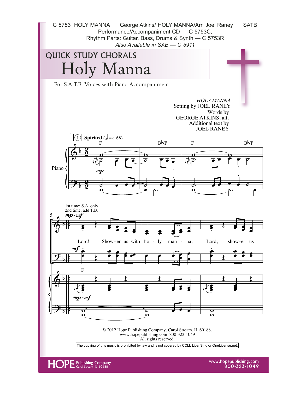 Product picture to: Holy Manna