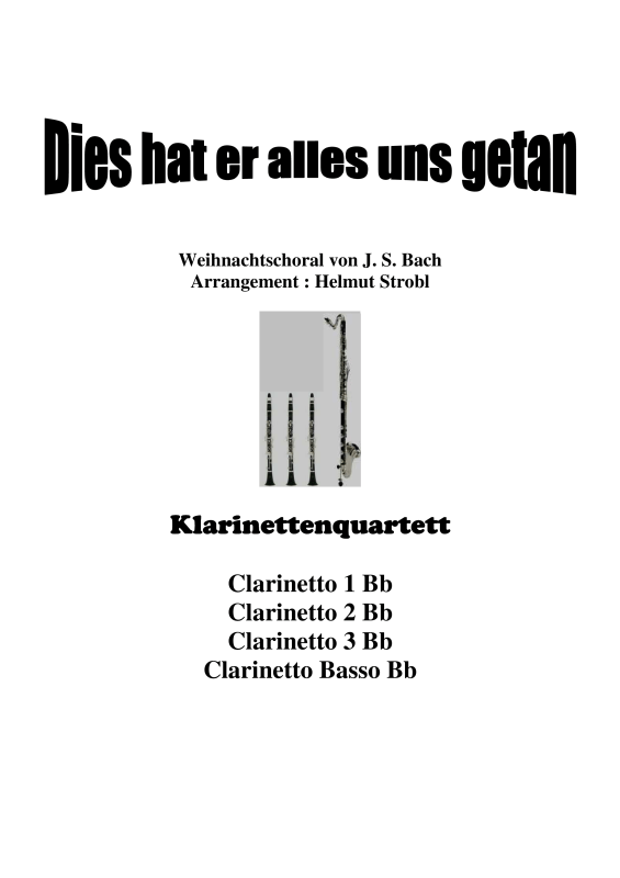 Produktbild zu: Dies hat er alles uns getan