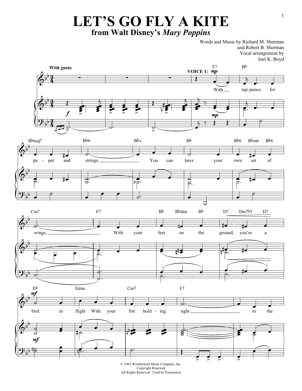 Produktbild zu: Let's Go Fly A Kite (from Mary Poppins)