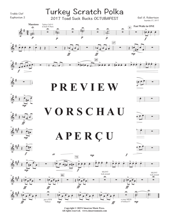 Product gallery: Page 10 of 12 Turkey Scratch Polka , , (Tuba Quartett EETT)