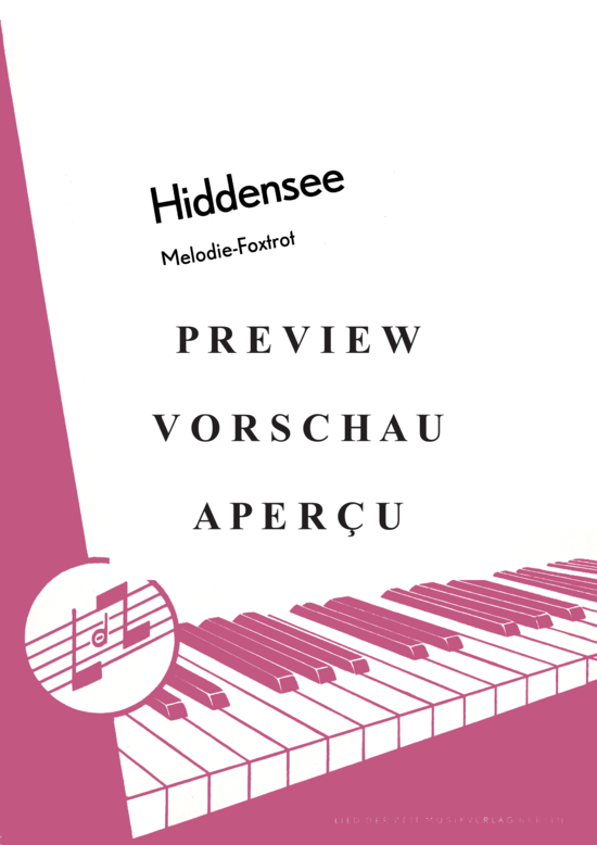 Product gallery: Page 2 of 3 Hiddensee , , Piano and Voice