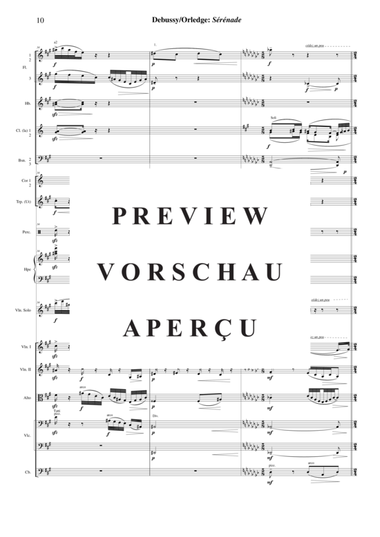gallery: Sérénade for violin and orchestra , , (Orchester + Violine Solo)