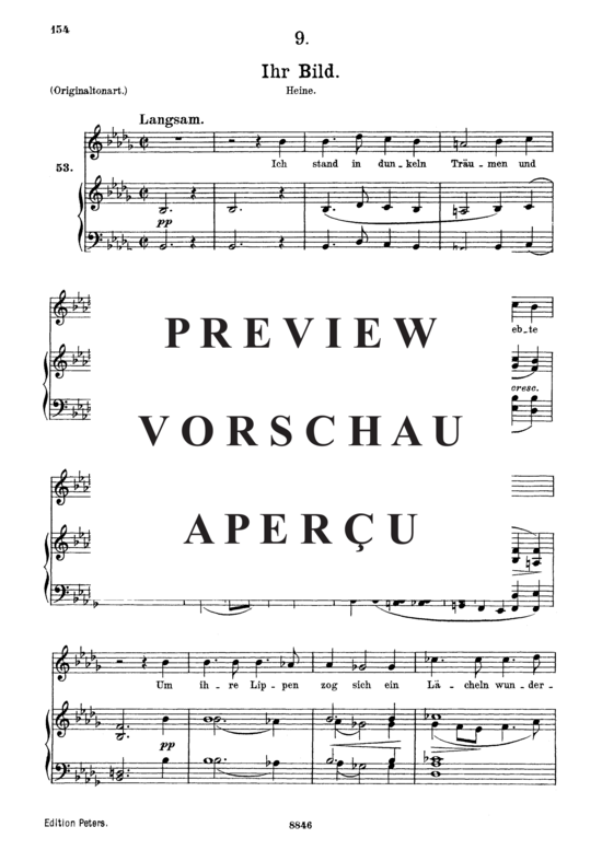 Product gallery: Page 2 of 3 Ihr Bild, D.957-9 (Schwanengesang), , Medium Voice and Piano