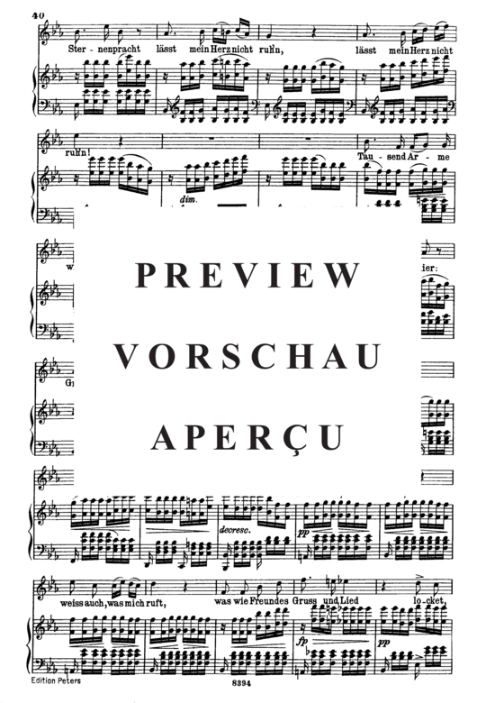 Product gallery: Page 3 of 7 Im Freien D.880, , High Voice and Piano