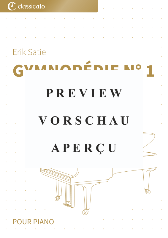 gallery: Gymnopédie n° 1 - version simplifiée, , (Klavier Solo)