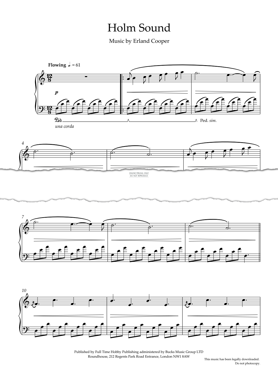 gallery: Holm Sound, Gawain Erland Cooper, Klavier