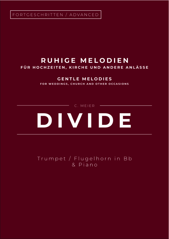 Produktbild zu: Divide - Gentle Melodies for Weddings, Church, and Other Occasions