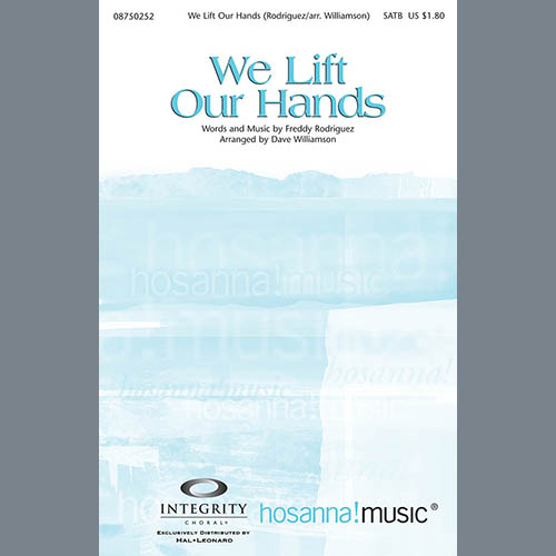 cover: We Lift Our Hands, Dave Williamson, Chor