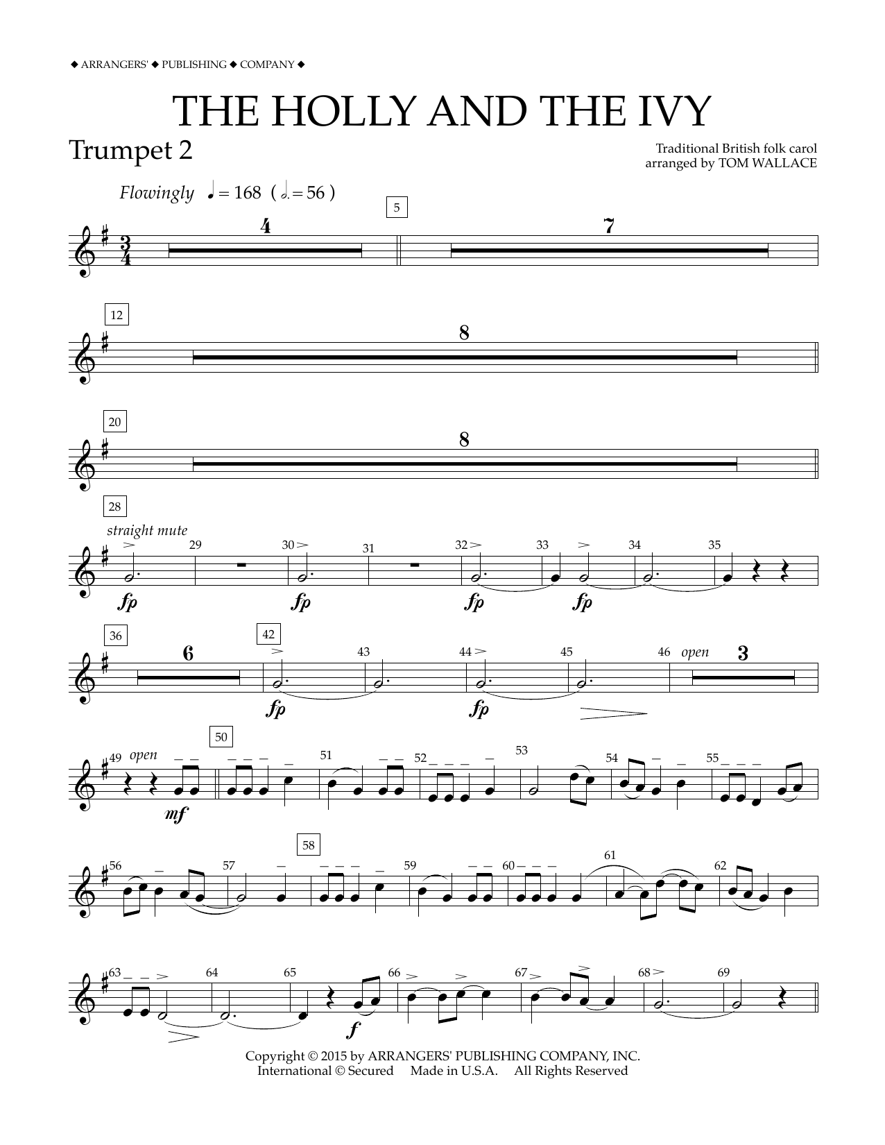 Produktbild zu: The Holly and the Ivy - Bb Trumpet 2