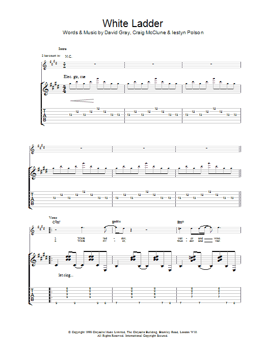 Produktgalerie: Seite 1 von 1 White Ladder, David Gray, Gitarre