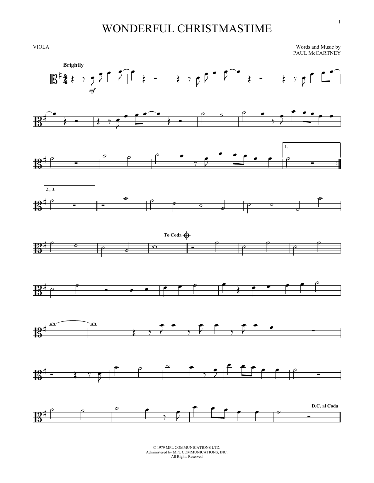 Product gallery: Page 1 of 1 Wonderful Christmastime, Paul McCartney