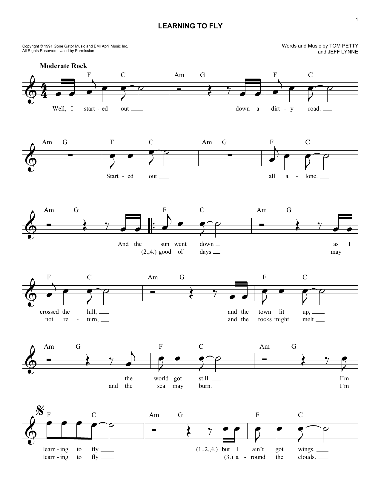 Produktgalerie: Seite 1 von 1 Learning To Fly, Tom Petty
