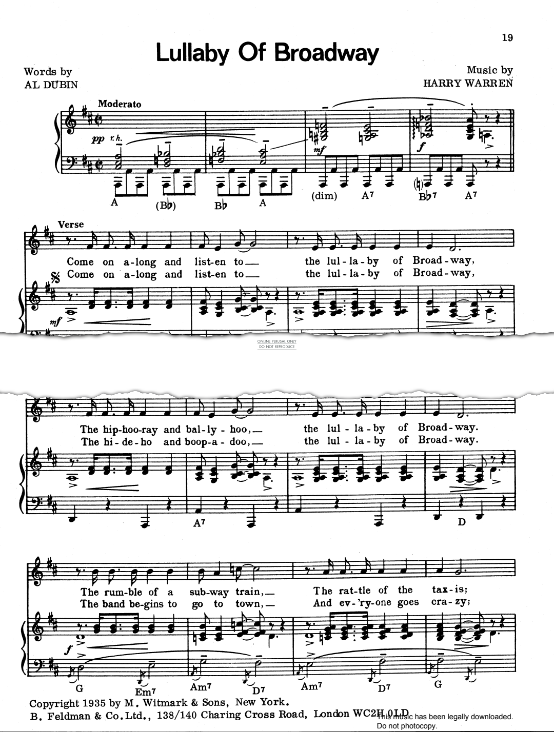 Produktbild zu: Lullaby Of Broadway
