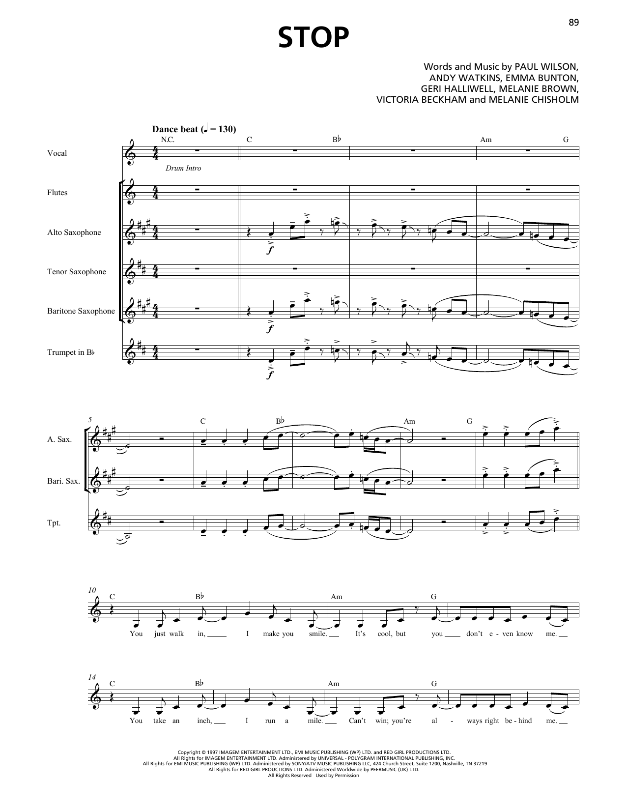 Produktbild zu: Stop (Horn Section)