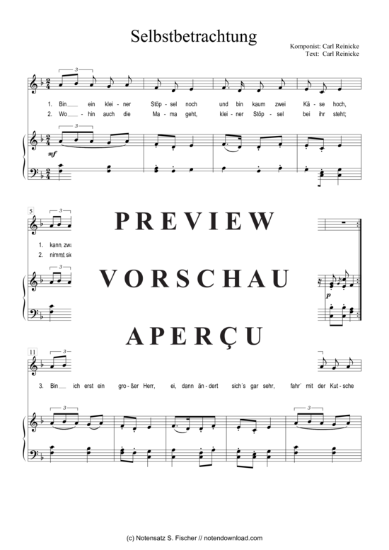 Product gallery: Page 2 of 3 Selbstbetrachtung , , Piano and Voice