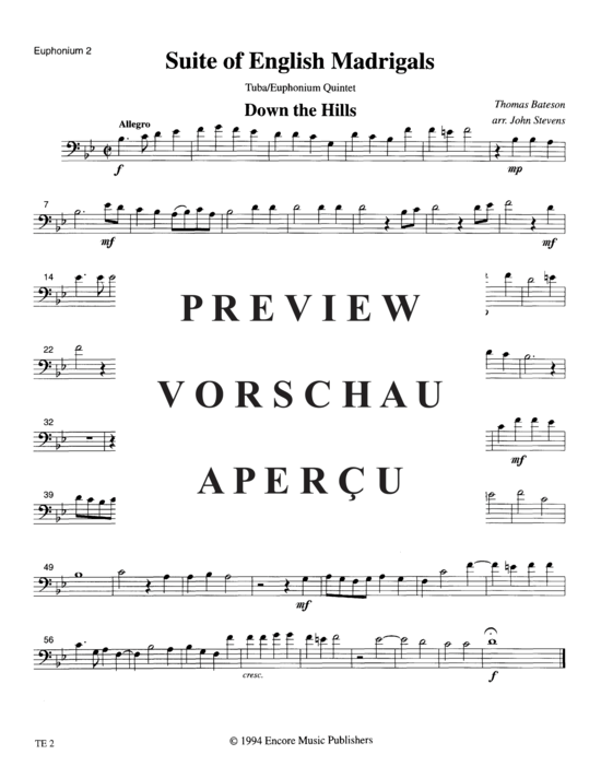Product gallery: Page 15 of 21 Suite of English Madrigals , , (Tuba Quintet EETTT)