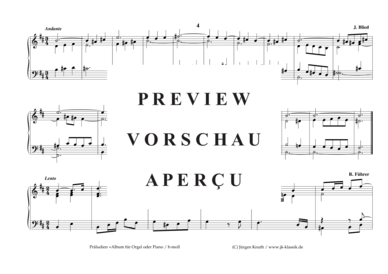 gallery: Präludien =Album für Orgel oder Piano , , (h-moll)