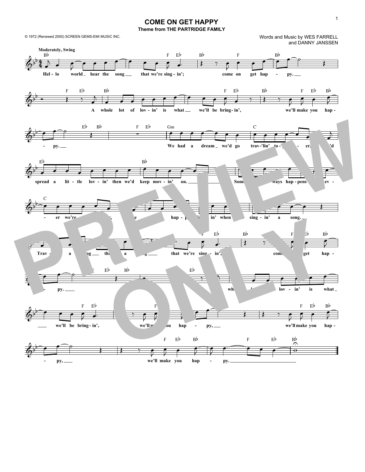 Produktbild zu: Come On Get Happy