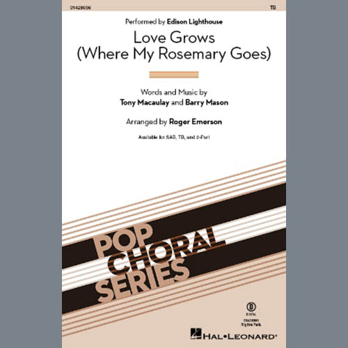 Produktbild zu: Love Grows (Where My Rosemary Goes) (arr. Roger Emerson)