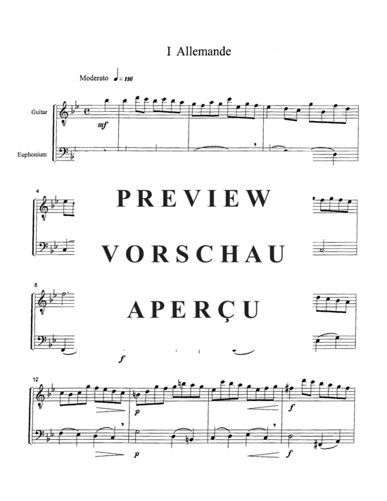 Produktgalerie: Seite 19 von 21 Suite for Euphonium and Electric Guitar , , (Euphonium + E-Gitarre)