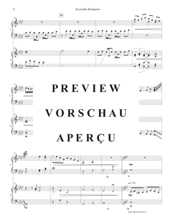 Produktgalerie: Seite 11 von 21 Ricordi d´ amore Memories of Love , , (2 Harfen)