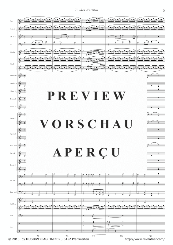 Product gallery: Page 8 of 11 7 Lakes, , (large wind orchestra)