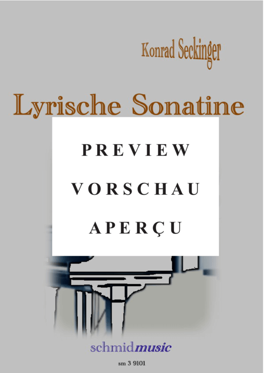 Product gallery: Page 2 of 9 Lyrische Sonatine , , Piano Solo