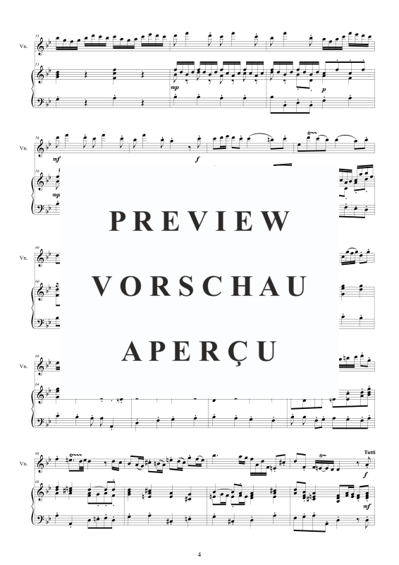 Produktgalerie: Seite 5 von 11 Violin Concerto No.1 in B-Dur Op.9, , Violine und Cembalo