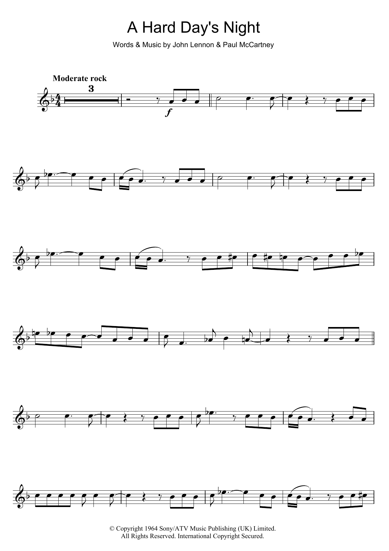 Product gallery: Page 1 of 1 A Hard Day's Night, The Beatles