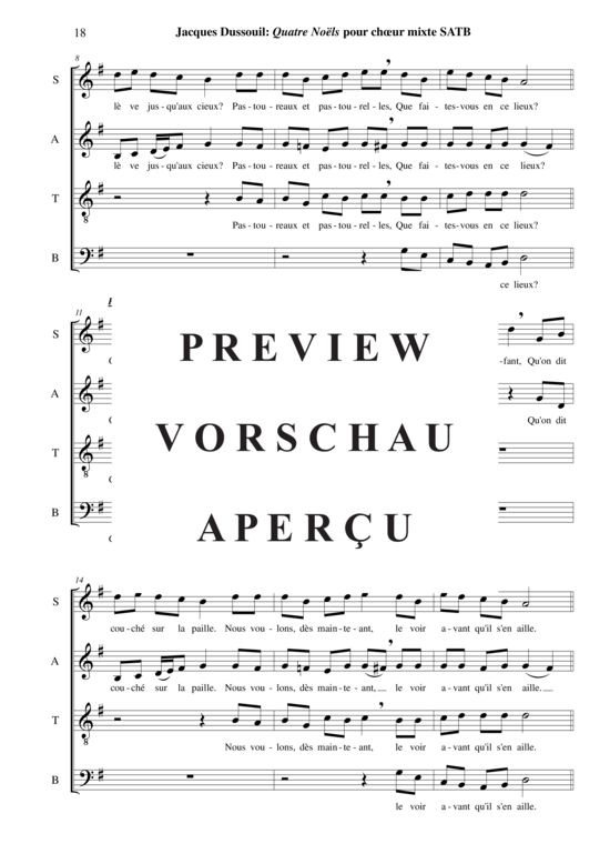Product gallery: Page 19 of 21 Quatre Noëls , , (mixed choir SATB)