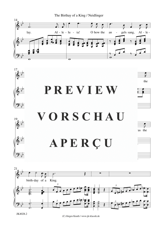 gallery: The Birthay of a King, , (Gesang S/T und Klavier)