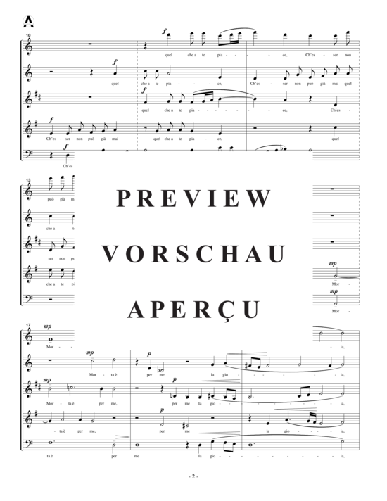 Produktgalerie: Seite 5 von 12 Resta di darmi noia , , (Holzbläserquintett)