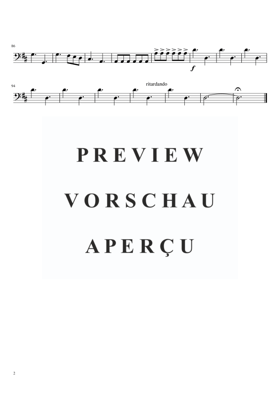 gallery: A New Year Greeting (Einzelstimmen), , Zupfensemble Kontrabass