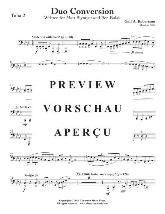 Product gallery: Page 5 of 6 Duo Conversion , , (Tuba Duet)