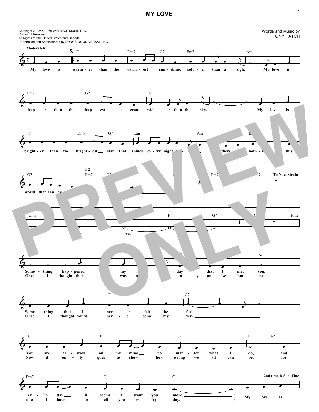 Produktbild zu: My Love