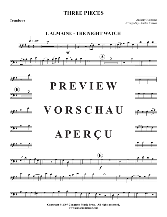 Produktgalerie: Seite 15 von 21 Drei Stücke , , (Blechbläserquintett)
