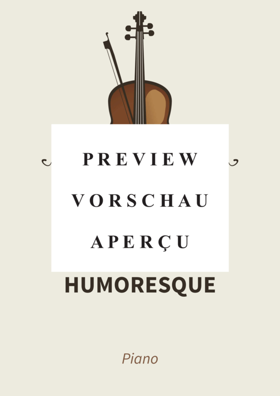 Product gallery: Page 2 of 8 Humoresque - in F sharp major, B. 138 , , Piano Solo