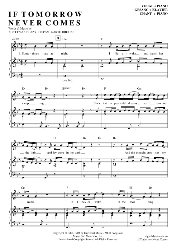 If Tomorrow Never Comes