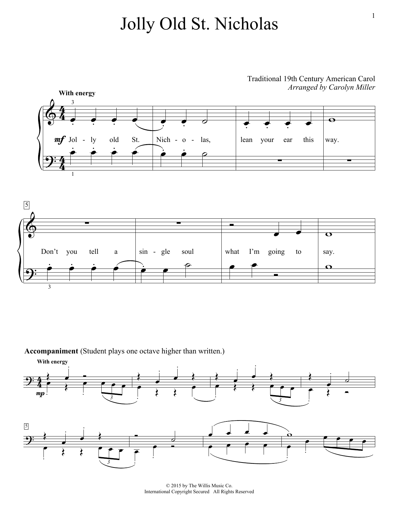 Produktbild zu: Jolly Old St. Nicholas