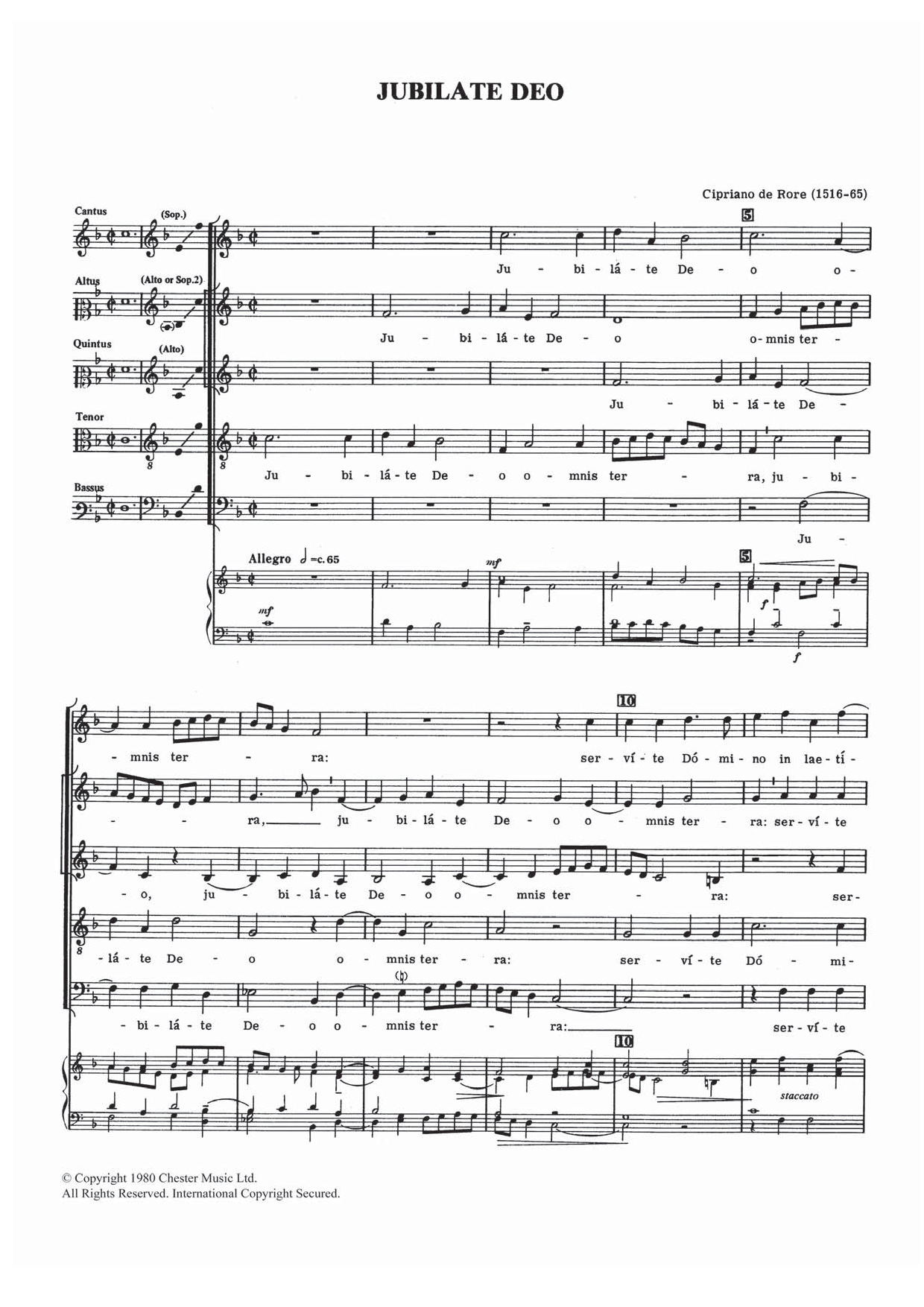 Produktbild zu: Jubilate Deo
