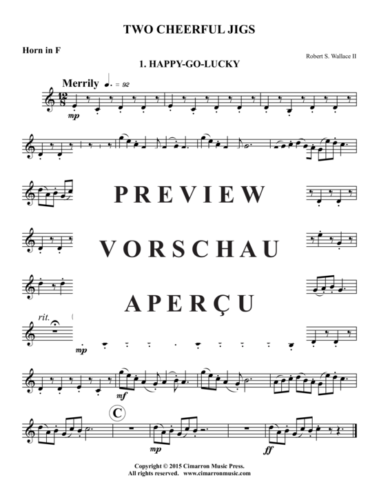 Produktgalerie: Seite 10 von 15 Two Cheerful Jigs , , (Blechbläser-Quintett)